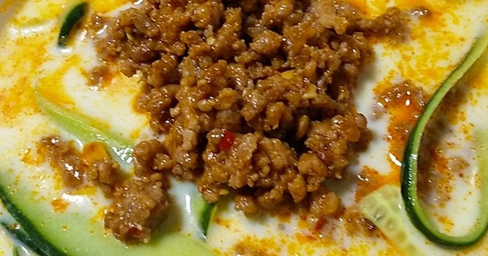 優秀レシピ(2)キュウリ麺の冷やし担々麺